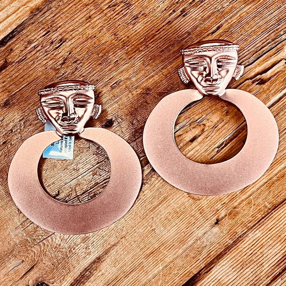 🌺🎉HP🎉🌺 NWT Johanna Ortiz La Foret Rose Gold Earrings - Picture 9 of 16